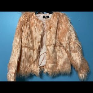 Lanshifei faux fur coat